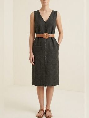 Oak & Fort Knit Pinafore Dress